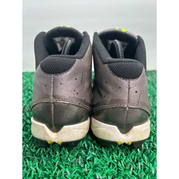 Nike Alpha Shark Football Cleats Men's Size‎ 10 Volt Gray 719952-010 - Picture 4 of 7